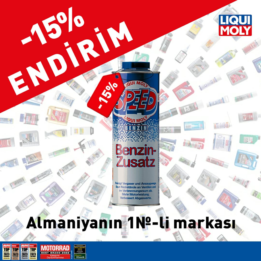 LIQUI MOLY-dən iyul kampaniyası - Benzin mühərriklər üçün superkompleks - Speed Zusatz!